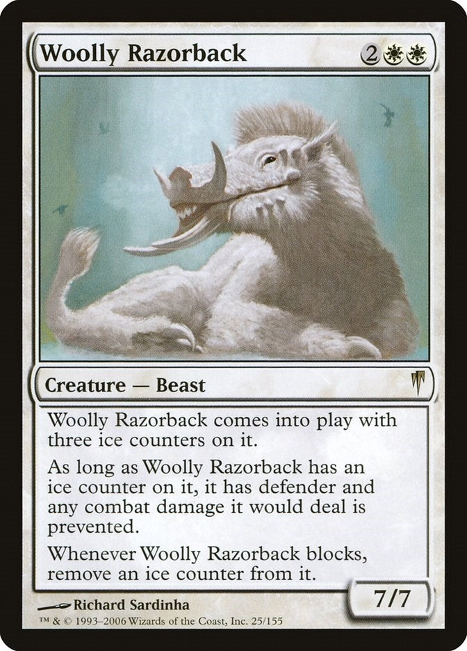 Woolly Razorback (25) [CSP] - MTG Single