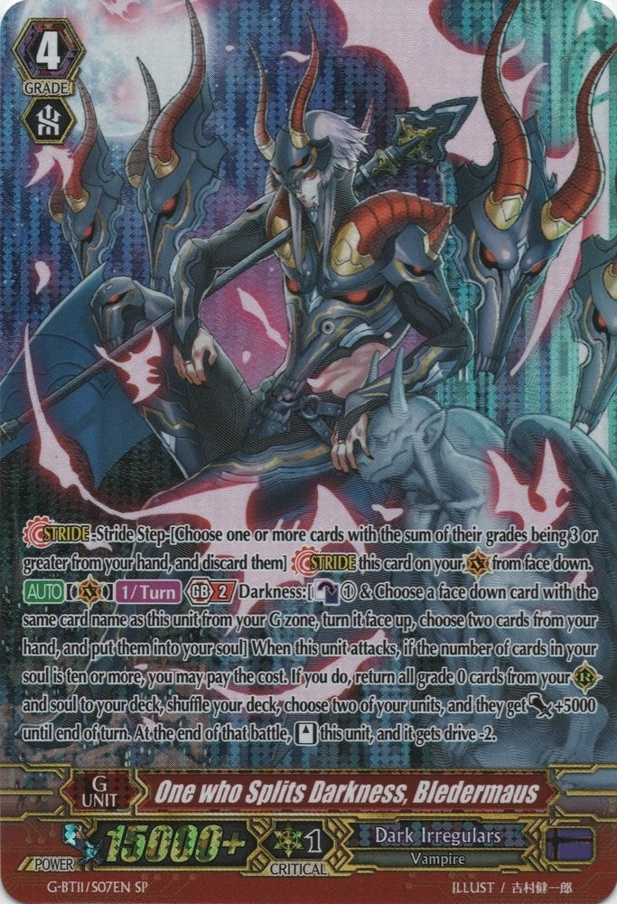 One who Splits Darkness Bledermaus (SP) (1107) [G-BT11] - Cardfight Vanguard Single
