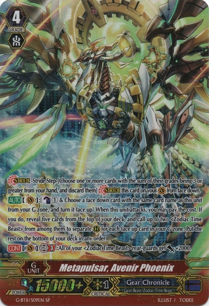 Metapulsar Avenir Phoenix (SP) (1109) [G-BT11] - Cardfight Vanguard Single