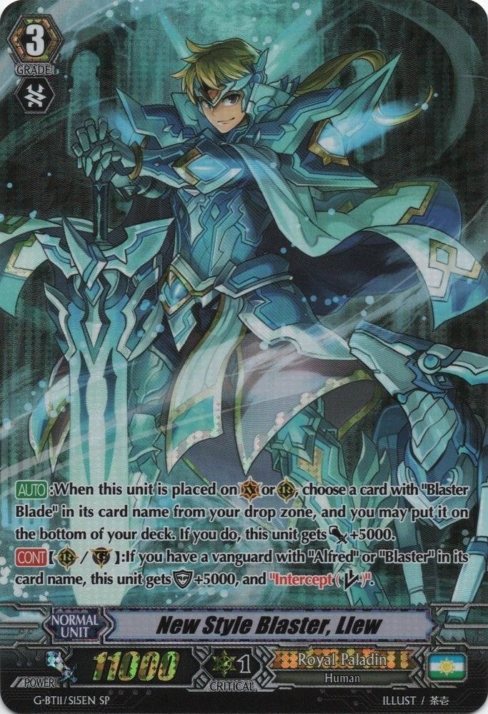 New Style Blaster Llew (SP) (1115) [G-BT11] - Cardfight Vanguard Single