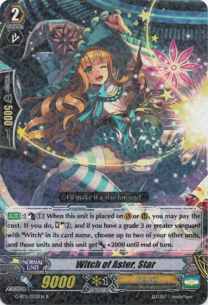 Witch of Aster Star (11030) [G-BT11] - Cardfight Vanguard Single