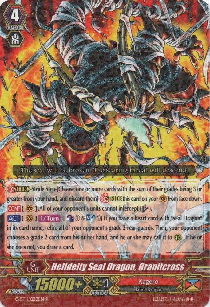 Helldeity Seal Dragon Granitcross (11032) [G-BT11] - Cardfight Vanguard Single