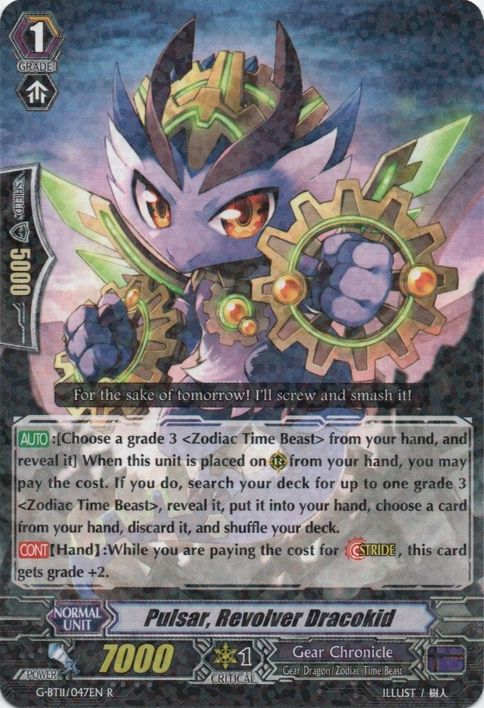 Pulsar Revolver Dracokid (11047) [G-BT11] - Cardfight Vanguard Single