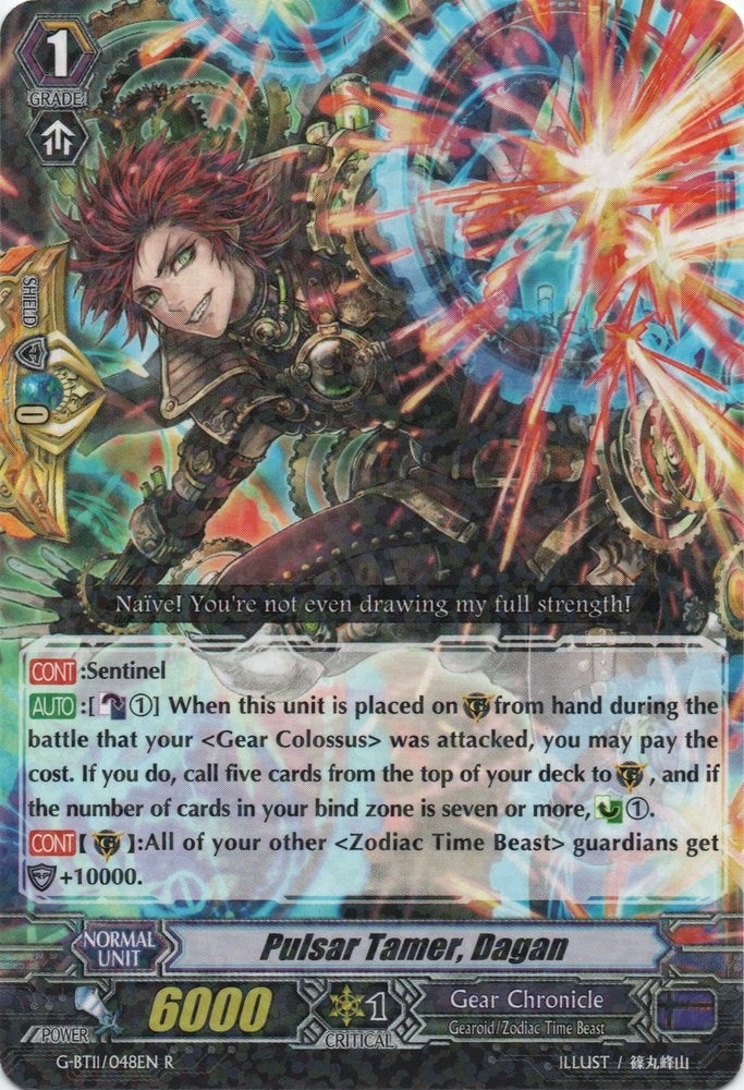 Pulsar Tamer Dagan (11048) [G-BT11] - Cardfight Vanguard Single