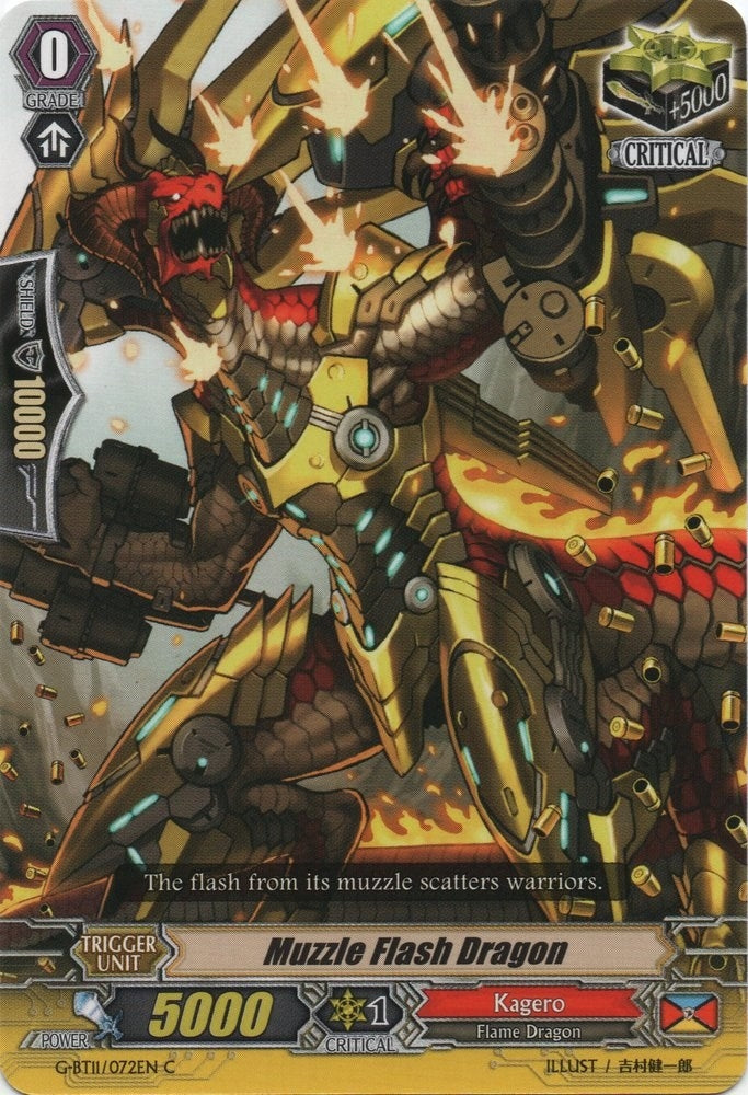Muzzle Flash Dragon (11072) [G-BT11] - Cardfight Vanguard Single