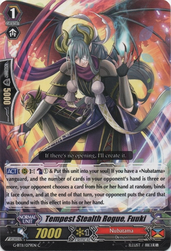 Tempest Stealth Rogue Fuuki (11079) [G-BT11] - Cardfight Vanguard Single