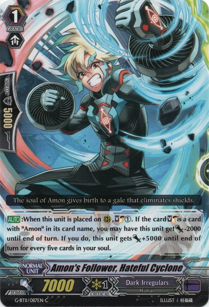 Amon’s Follower Hateful Cyclone (11087) [G-BT11] - Cardfight Vanguard Single