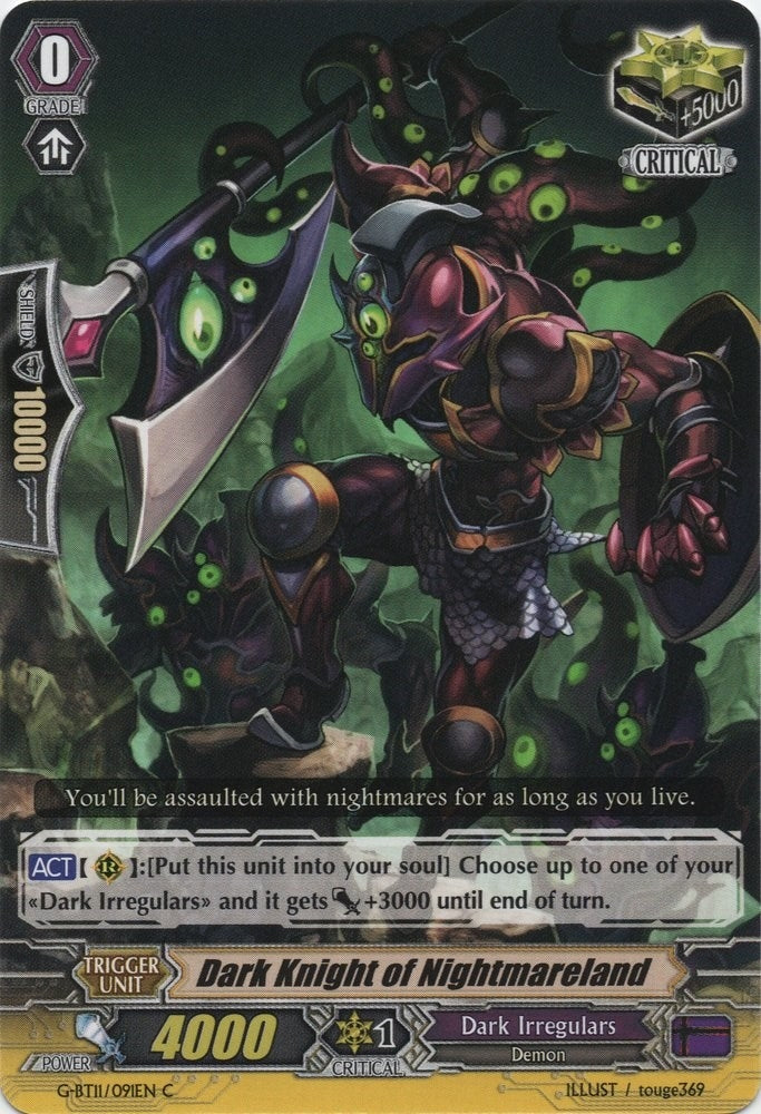 Dark Knight of Nightmareland (11091) [G-BT11] - Cardfight Vanguard Single