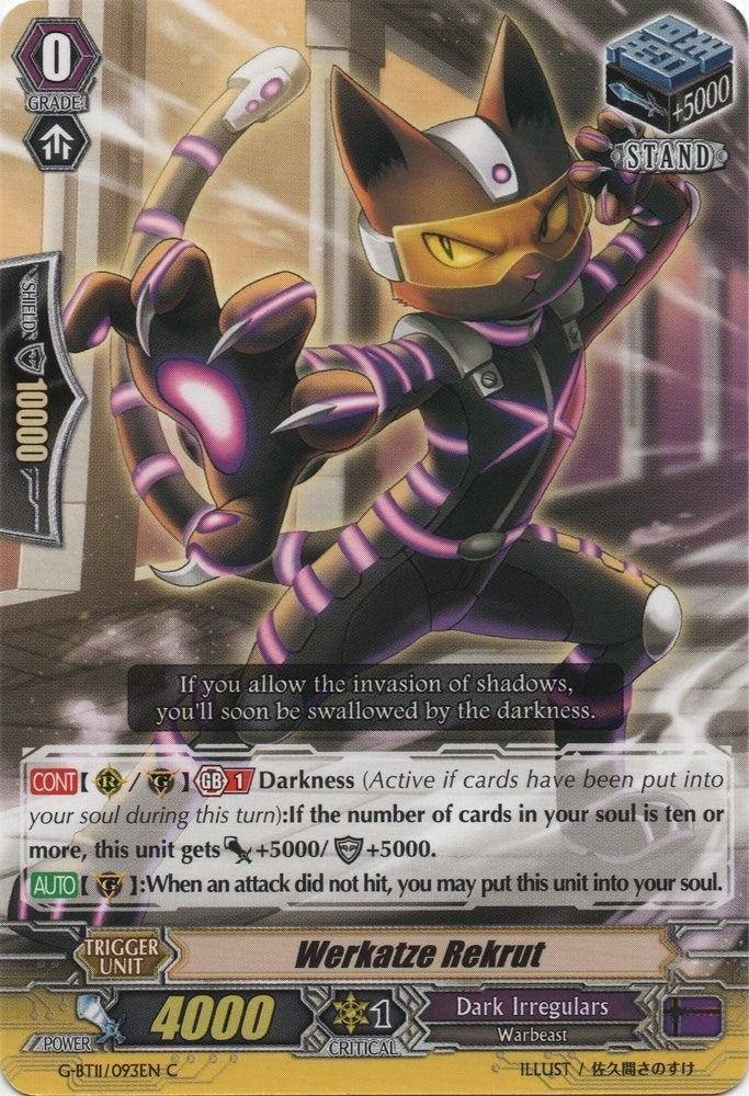 Werkatze Rekrut (11093) [G-BT11] - Cardfight Vanguard Single