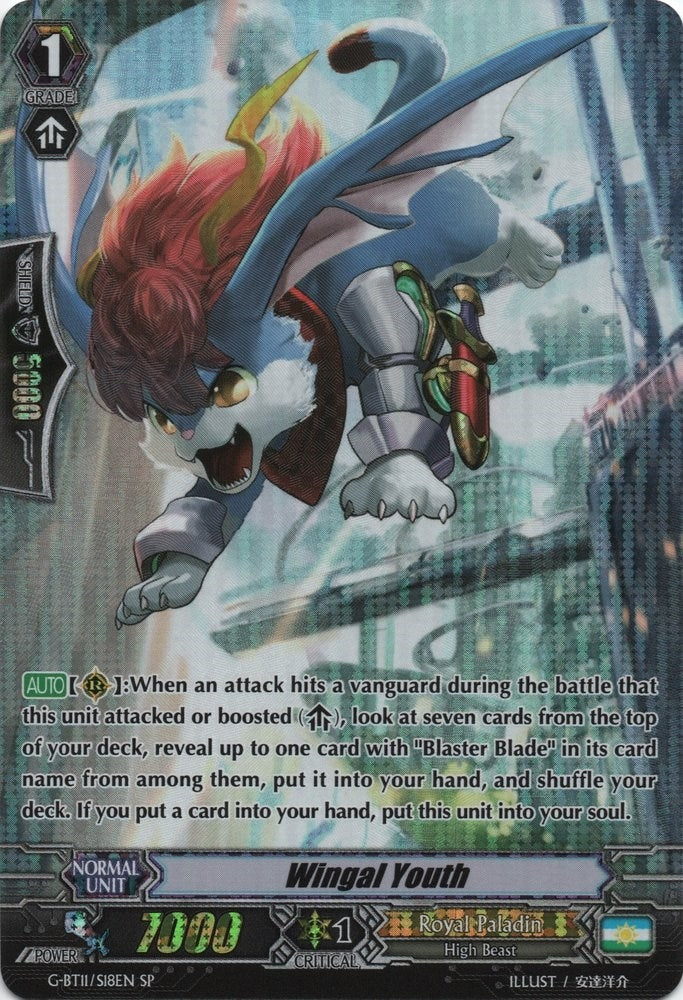 Wingal Youth (SP) (1118) [G-BT11] - Cardfight Vanguard Single
