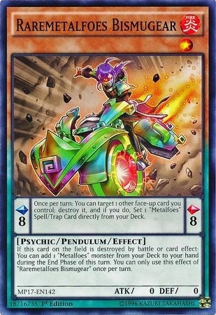 Raremetalfoes Bismugear (17142) (MP17) - YuGiOh Single