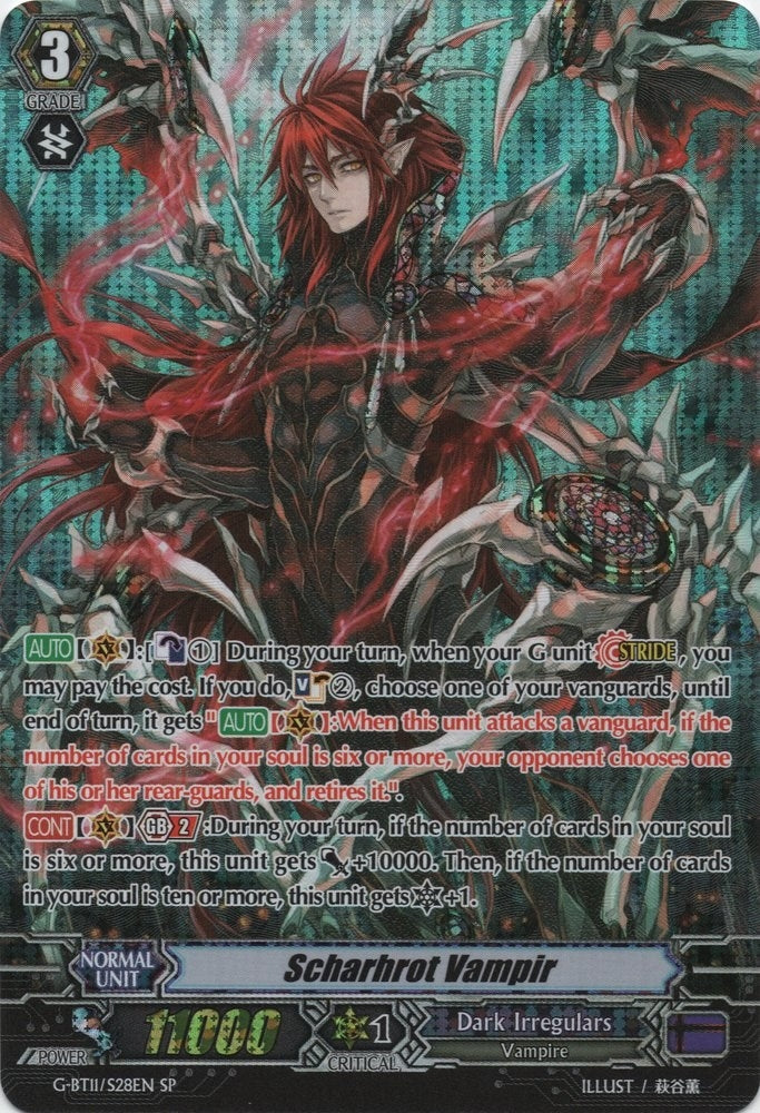 Scharhrot Vampir (SP) (1128) [G-BT11] - Cardfight Vanguard Single