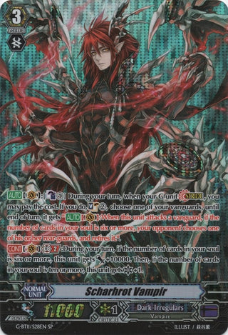 Scharhrot Vampir (SP) (1128) [G-BT11] - Cardfight Vanguard Single