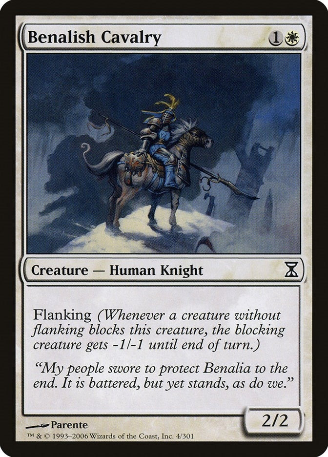 Benalish Cavalry (4) [TSP] - MTG Single