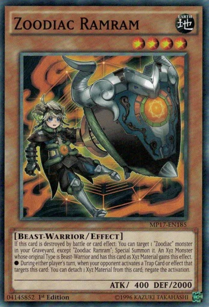 Zoodiac Ramram (17185) (MP17) - YuGiOh Single