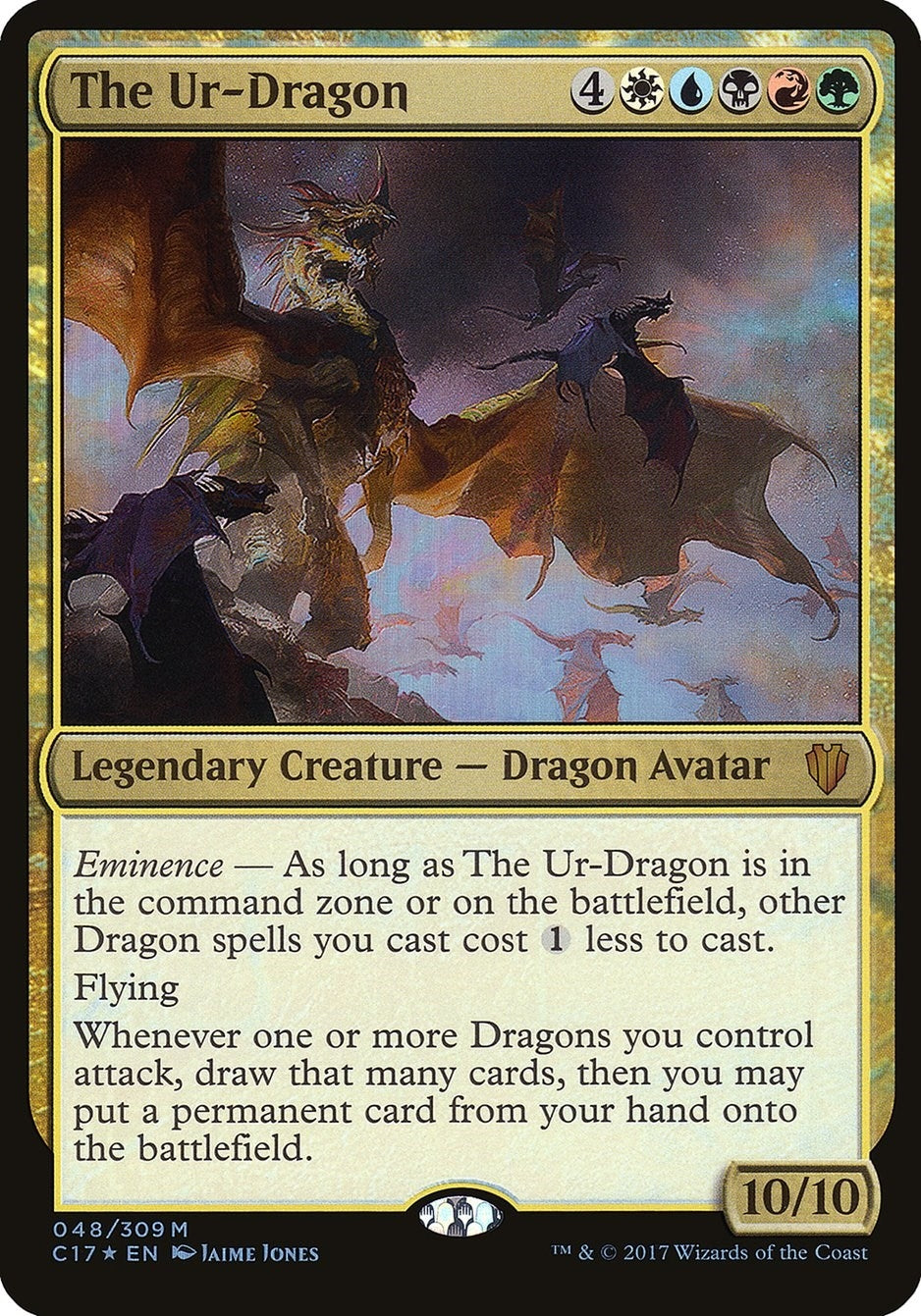 The Ur-Dragon (Commander 2017) (48) [OVER] - MTG Single