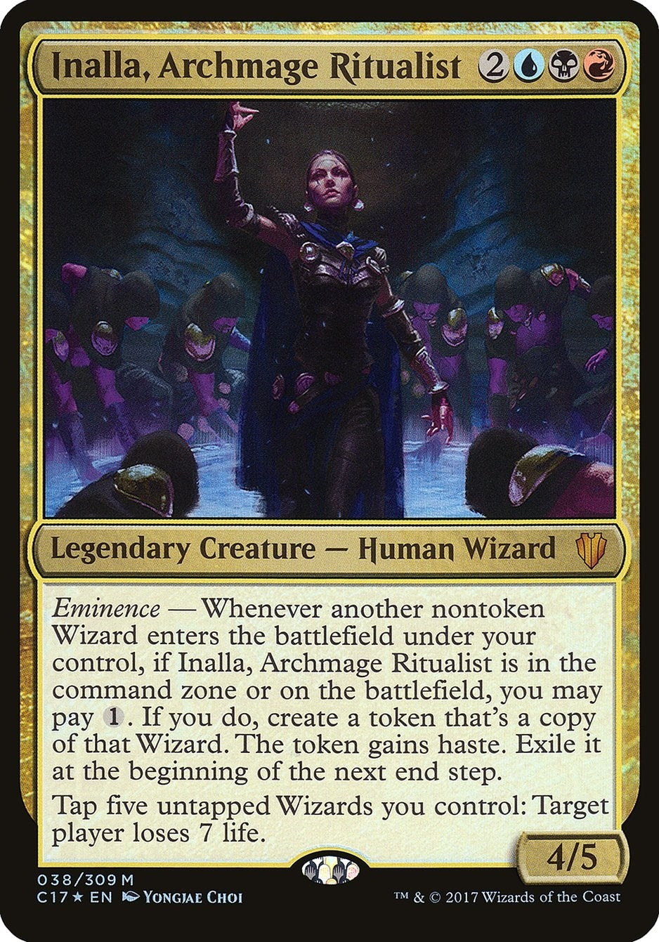 Inalla Archmage Ritualist (Commander 2017) (38) [OVER] - MTG Single