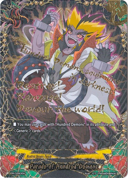 Parade of Hundred Demons - PR/0260EN (260) [PR] - Future Card BuddyFight Single