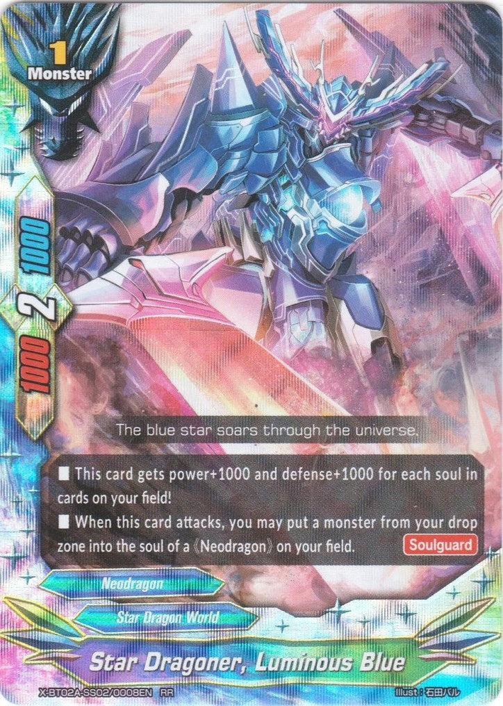 Star Dragoner Luminous Blue (2020008) [X-BT02A] - Future Card BuddyFight Single