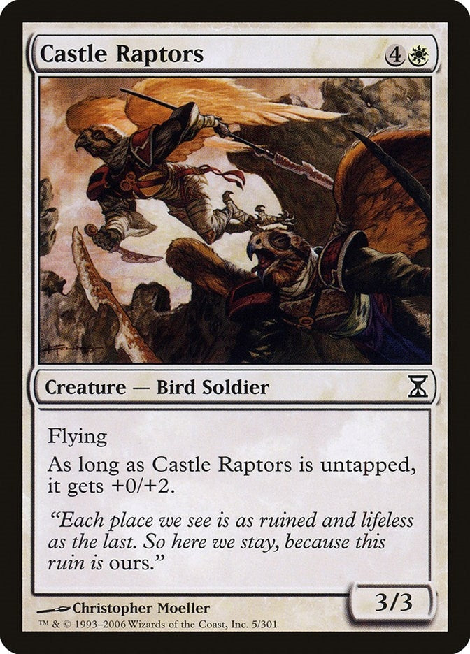 Castle Raptors (5) [TSP] - MTG Single