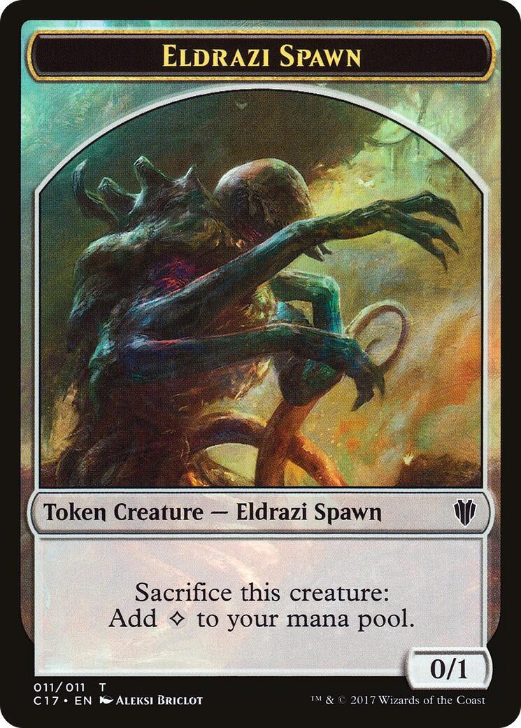 Eldrazi Spawn // Vampire Double-Sided Token (0) [C17] - MTG Single