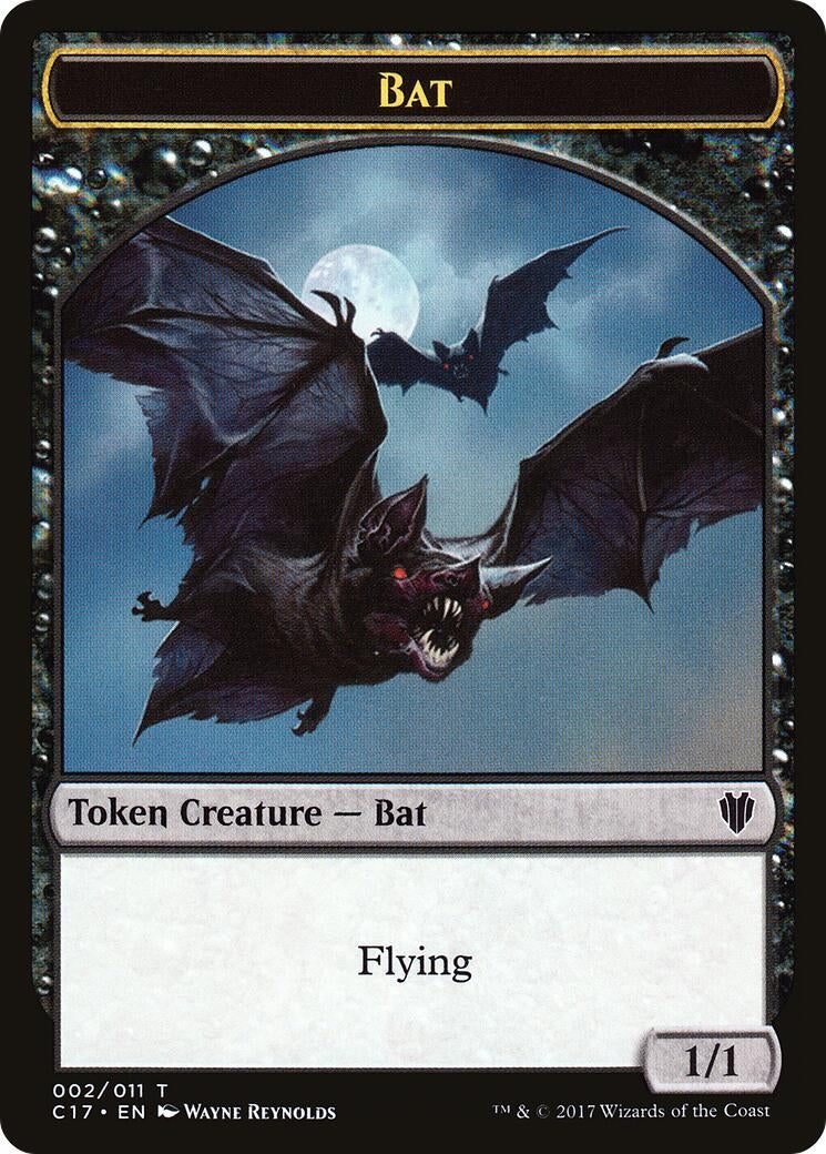 Bat // Vampire Double-Sided Token (0) [C17] - MTG Single