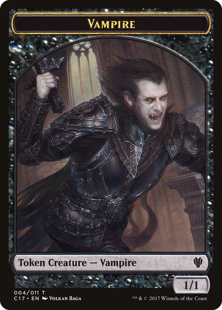 Vampire // Zombie Double-sided Token (0) [C17] - MTG Single