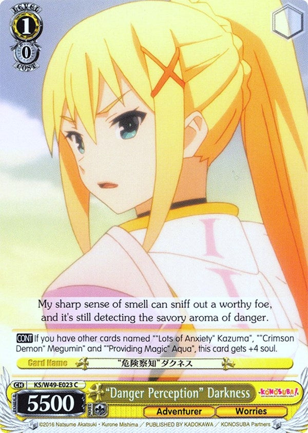 ’Danger Perception’ Darkness (49023) [KS/W49] - Weiss Schwarz Single