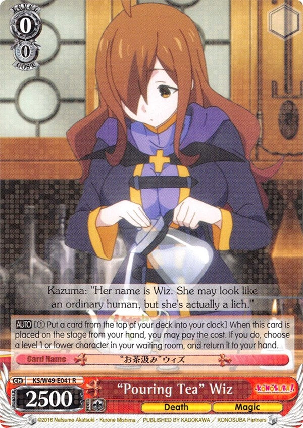 ’Pouring Tea’ Wiz (49041) [KS/W49] - Weiss Schwarz Single