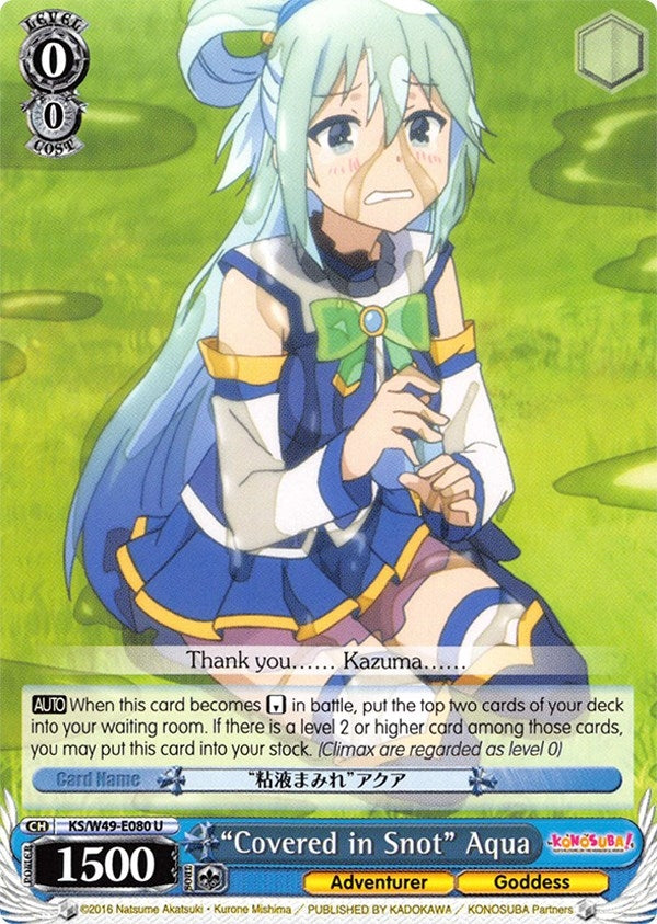 ’Covered in Snot’ Aqua (49080) [KS/W49] - Weiss Schwarz Single