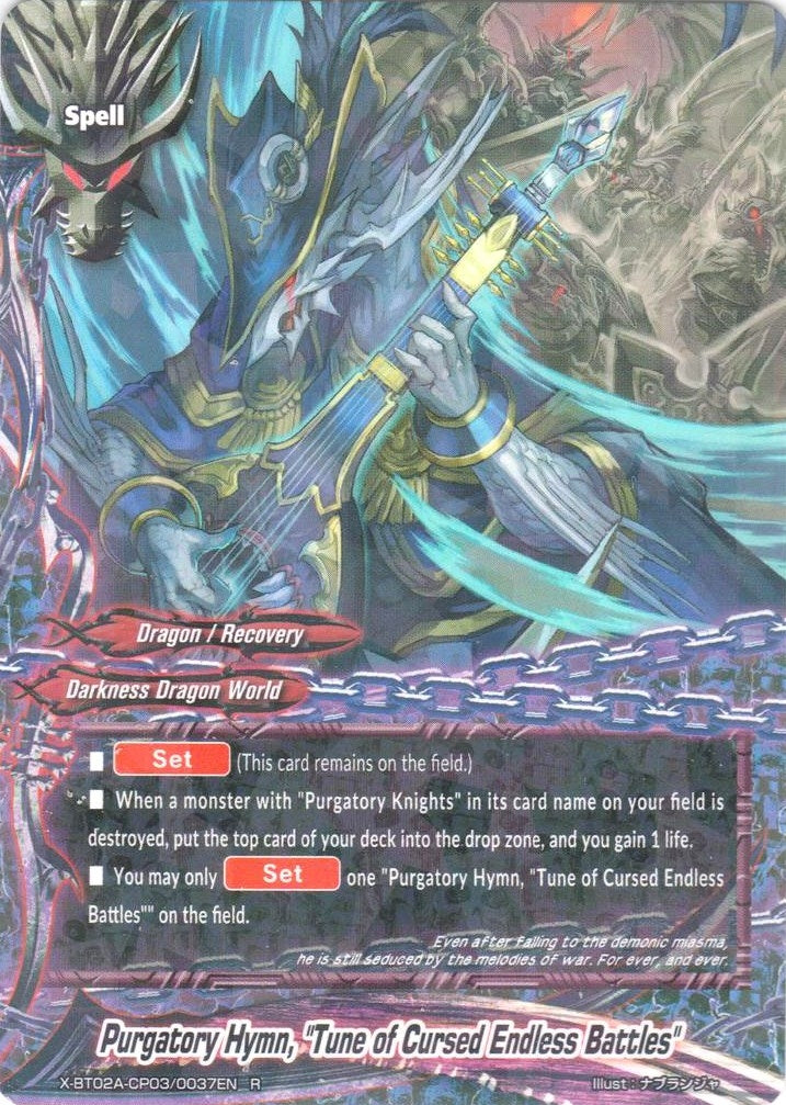 Purgatory Hymn ’Tune of Cursed Endless Battles’ (2030037) [X-BT02A] - Future Card BuddyFight Single