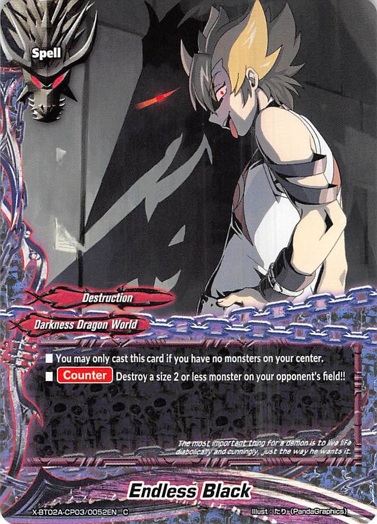 Endless Black (2030052) [X-BT02A] - Future Card BuddyFight Single