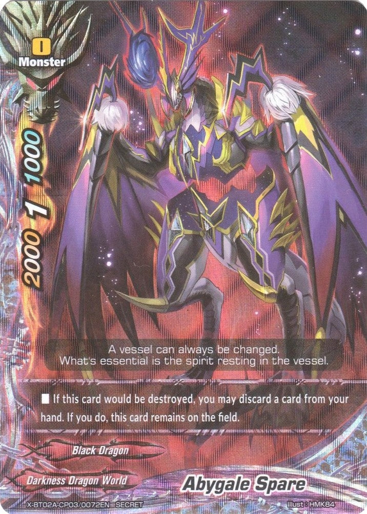 Abygale Spare (Secret RRR Foil) (2030072) [X-BT02A] - Future Card BuddyFight Single