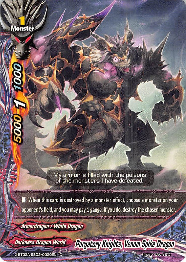 Purgatory Knights Venom Spike Dragon (2020020) [X-BT02A] - Future Card BuddyFight Single