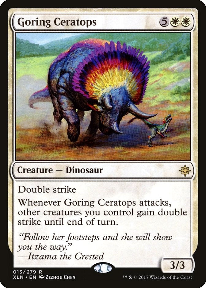 Goring Ceratops (13) [XLN] - MTG Single
