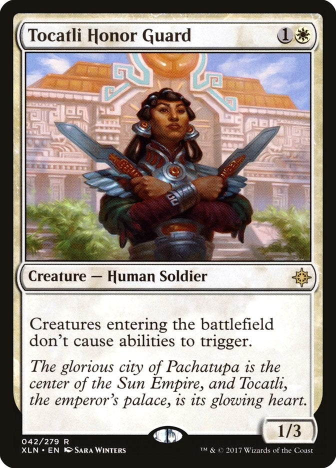 Tocatli Honor Guard (42) [XLN] - MTG Single