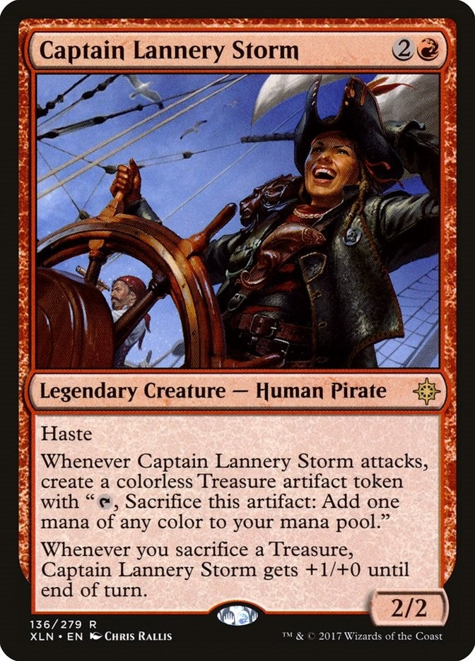 Captain Lannery Storm (136) [XLN] - MTG Single