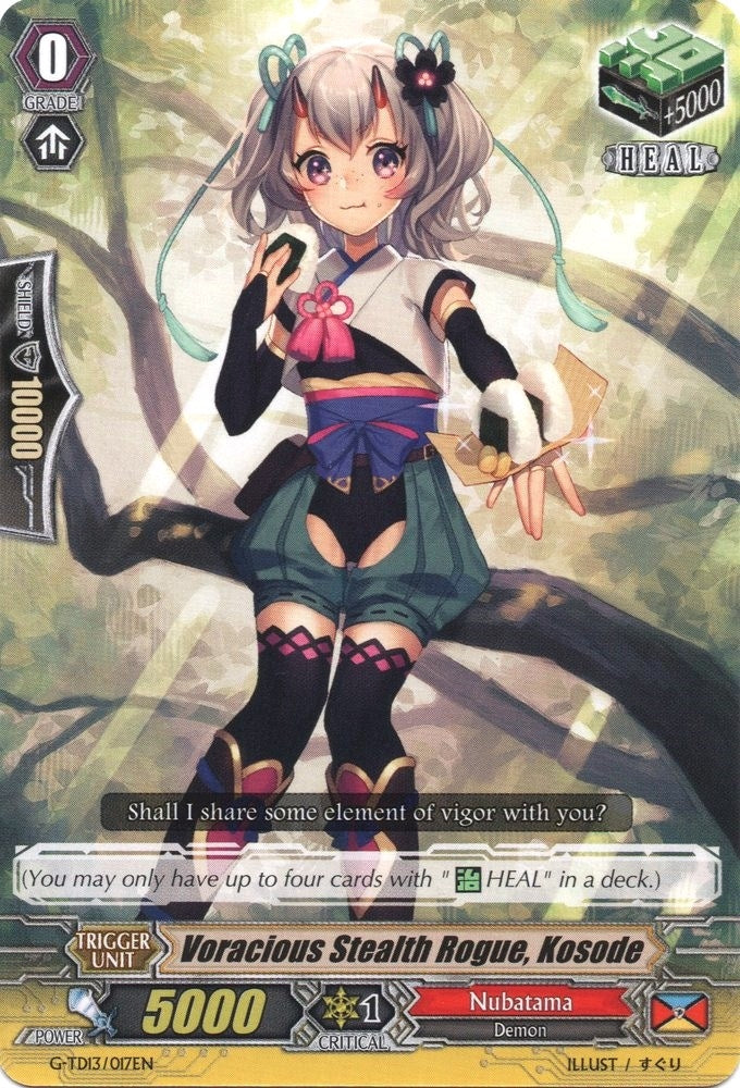 Voracious Stealth Rogue Kosode (13017) [G-TD13] - Cardfight Vanguard Single