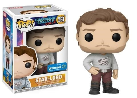 Guardians of the Galaxy Vol. 2: Star-Lord (Gear Shirt) (Walmart Exclusive) (261) [POP!] - Funko Sealed