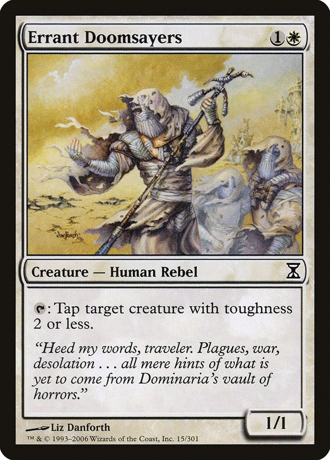 Errant Doomsayers (15) [TSP] - MTG Single