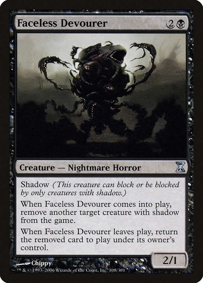 Faceless Devourer (108) [TSP] - MTG Single