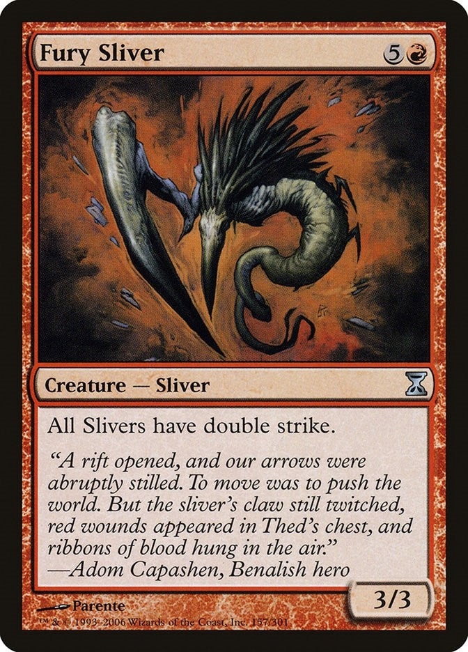 Fury Sliver (157) [TSP] - MTG Single