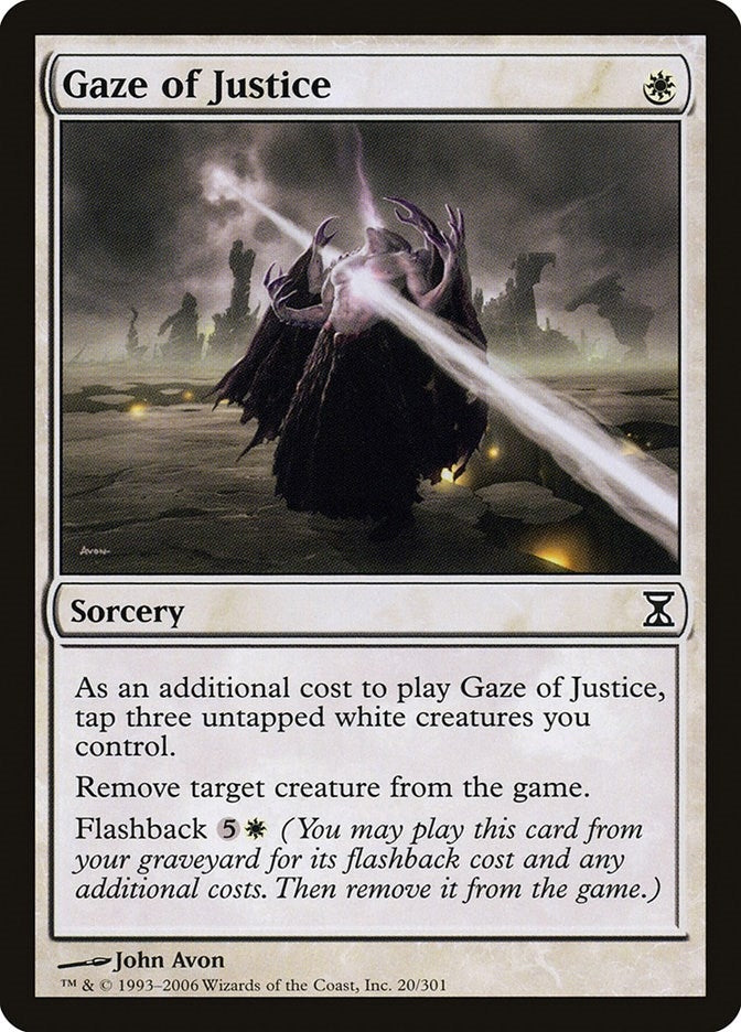 Gaze of Justice (20) [TSP] - MTG Single