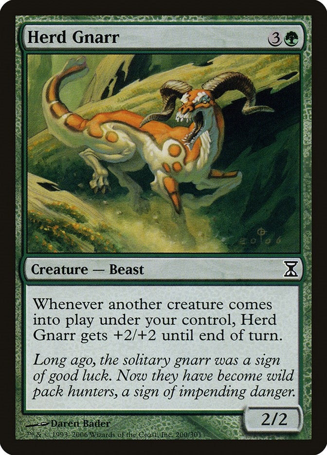 Herd Gnarr (200) [TSP] - MTG Single