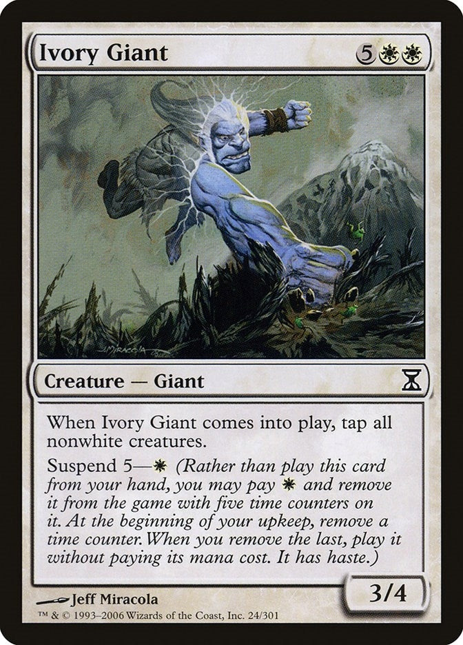 Ivory Giant (24) [TSP] - MTG Single