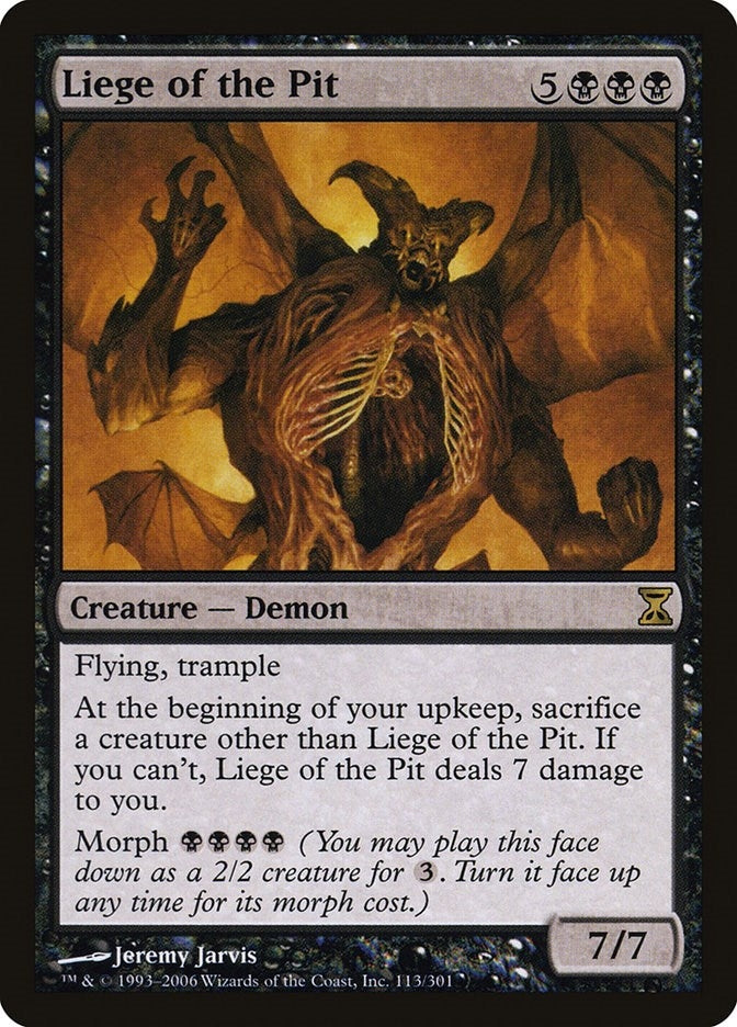 Liege of the Pit (113) [TSP] - MTG Single