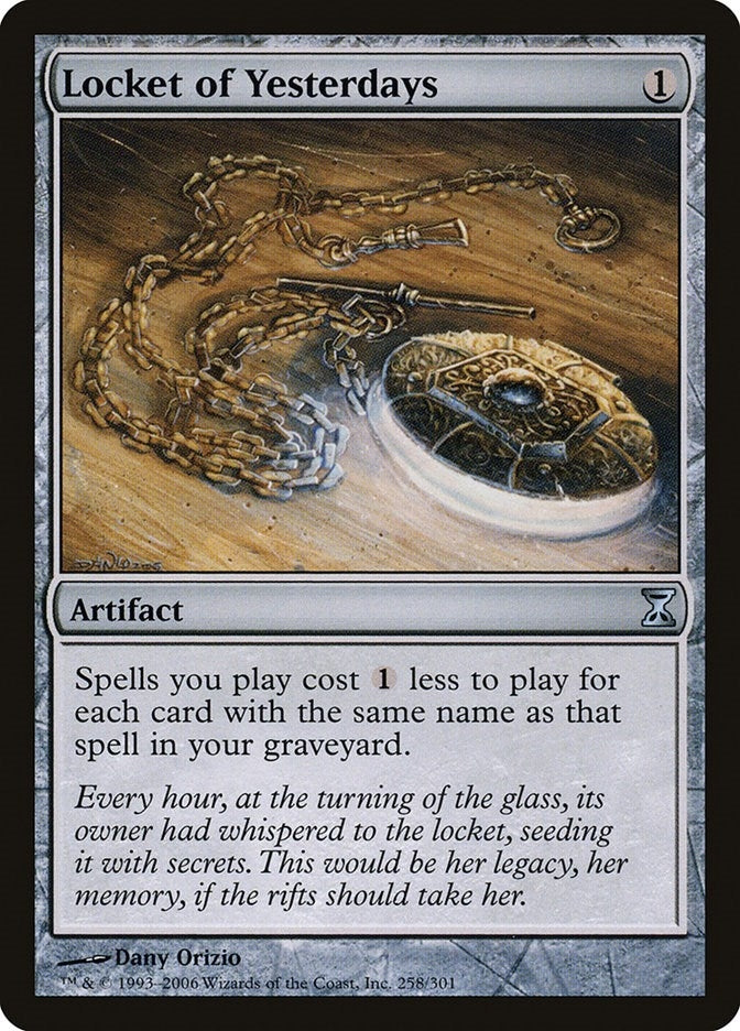 Locket of Yesterdays (258) [TSP] - MTG Single