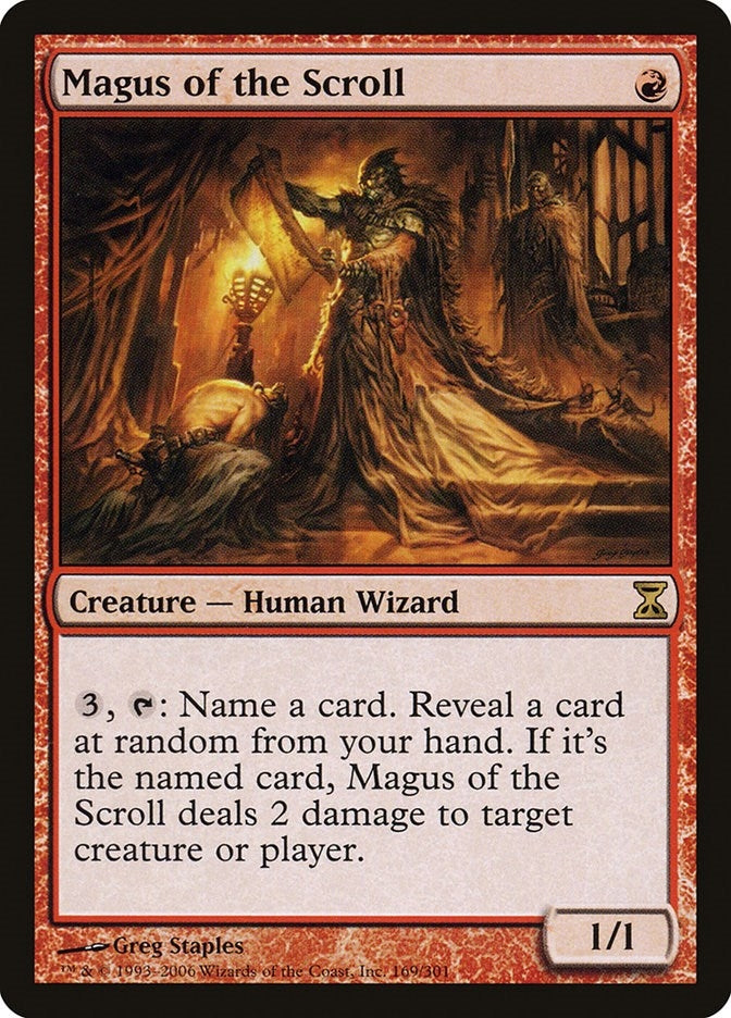 Magus of the Scroll (169) [TSP] - MTG Single