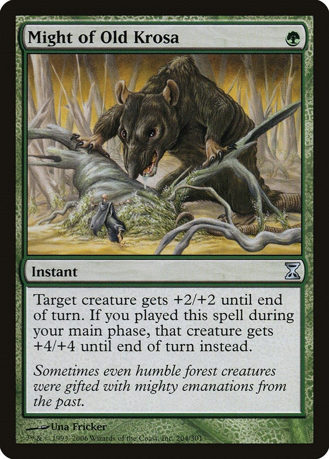 Might of Old Krosa (204) [TSP] - MTG Single