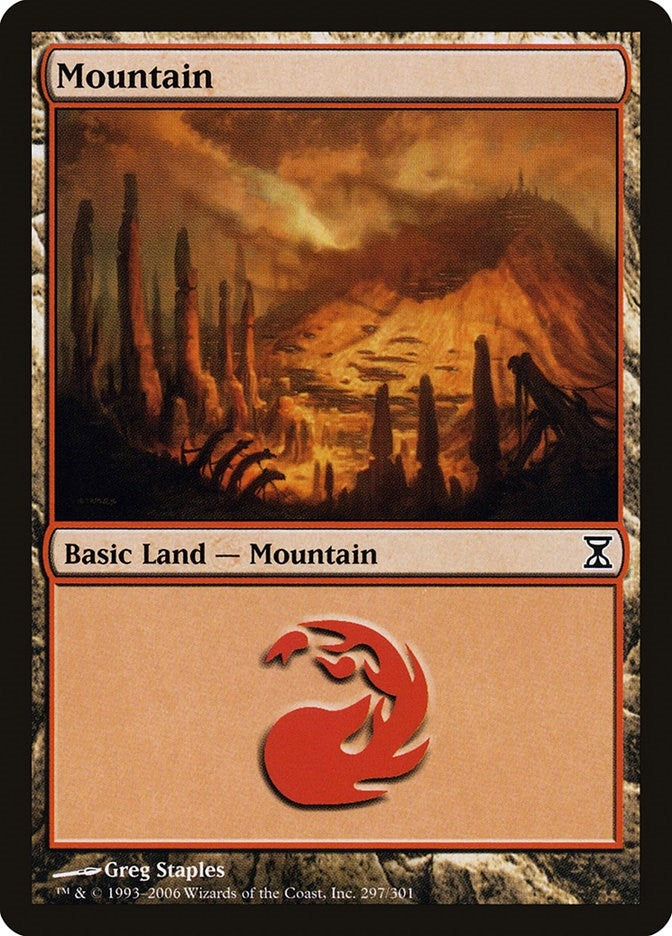 Mountain (297) (297) [TSP] - MTG Single
